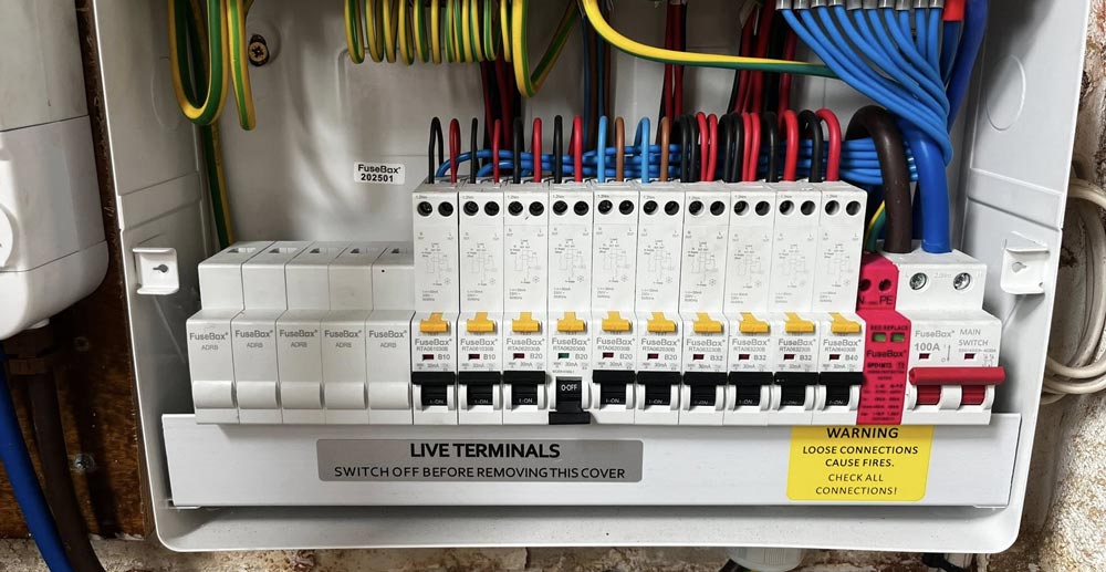 G.S Electrical, Electrical Contractors in Sittingbourne, new fuse board